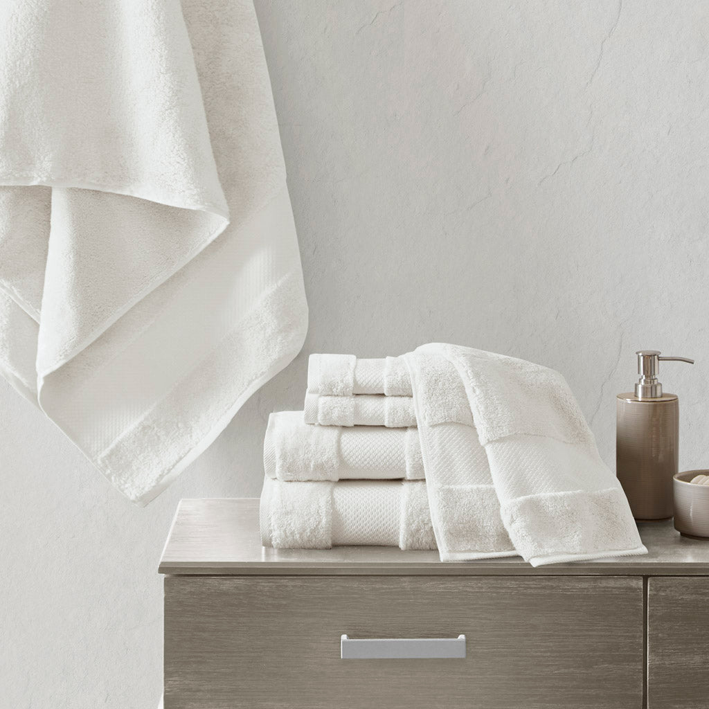 Madison Park Signature Cotton 6 Piece Bath Towel Set