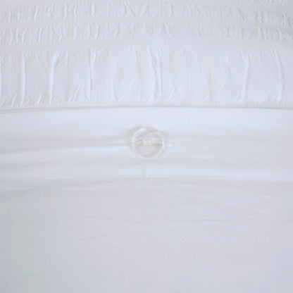 Madison Park 4 Piece Cotton Seersucker Duvet Cover Set