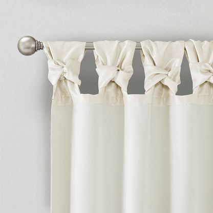 Madison Park Twist Tab Lined Window Curtain Panel