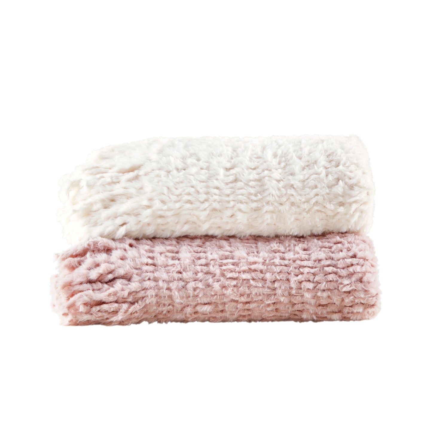 Madison Park Faux Fur Throw with Fringe