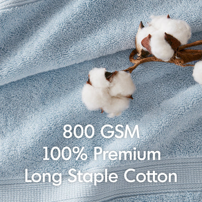 Madison Park Signature 800GSM Ultra-Soft 100% Cotton Absorbent Towel Set