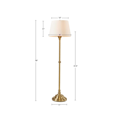 Hampton Hill Floor Lamp 59"H