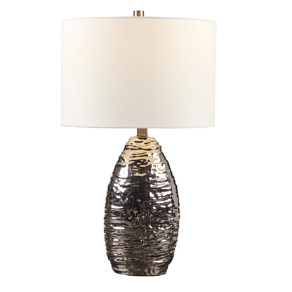 Hampton Hill Oval Textured Ceramic Table Lamp