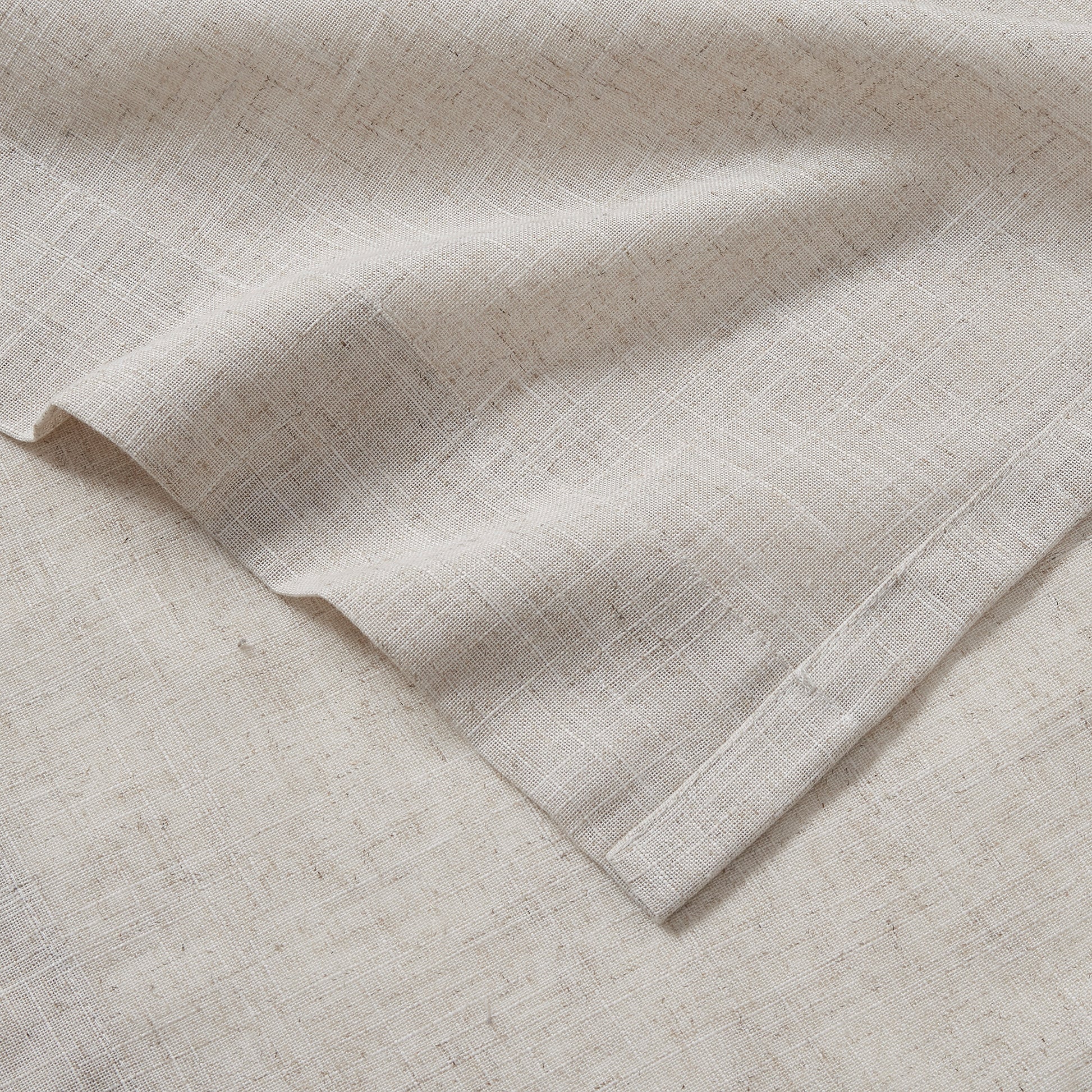Madison Park Linen Blend Light Filtering Curtain Panel Pair