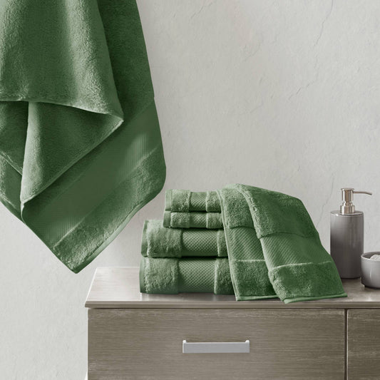 Madison Park Signature Cotton 6 Piece Bath Towel Set