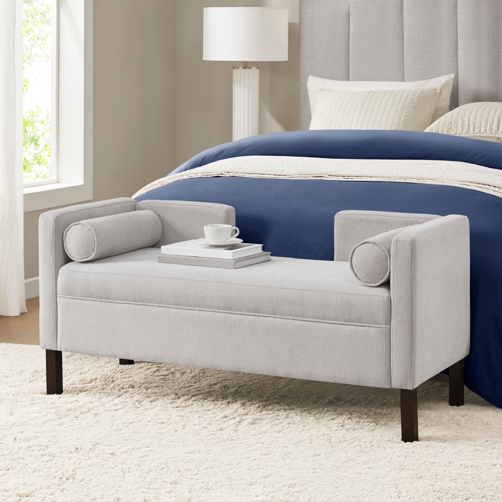 Madison Park Upholstered Accent Bench