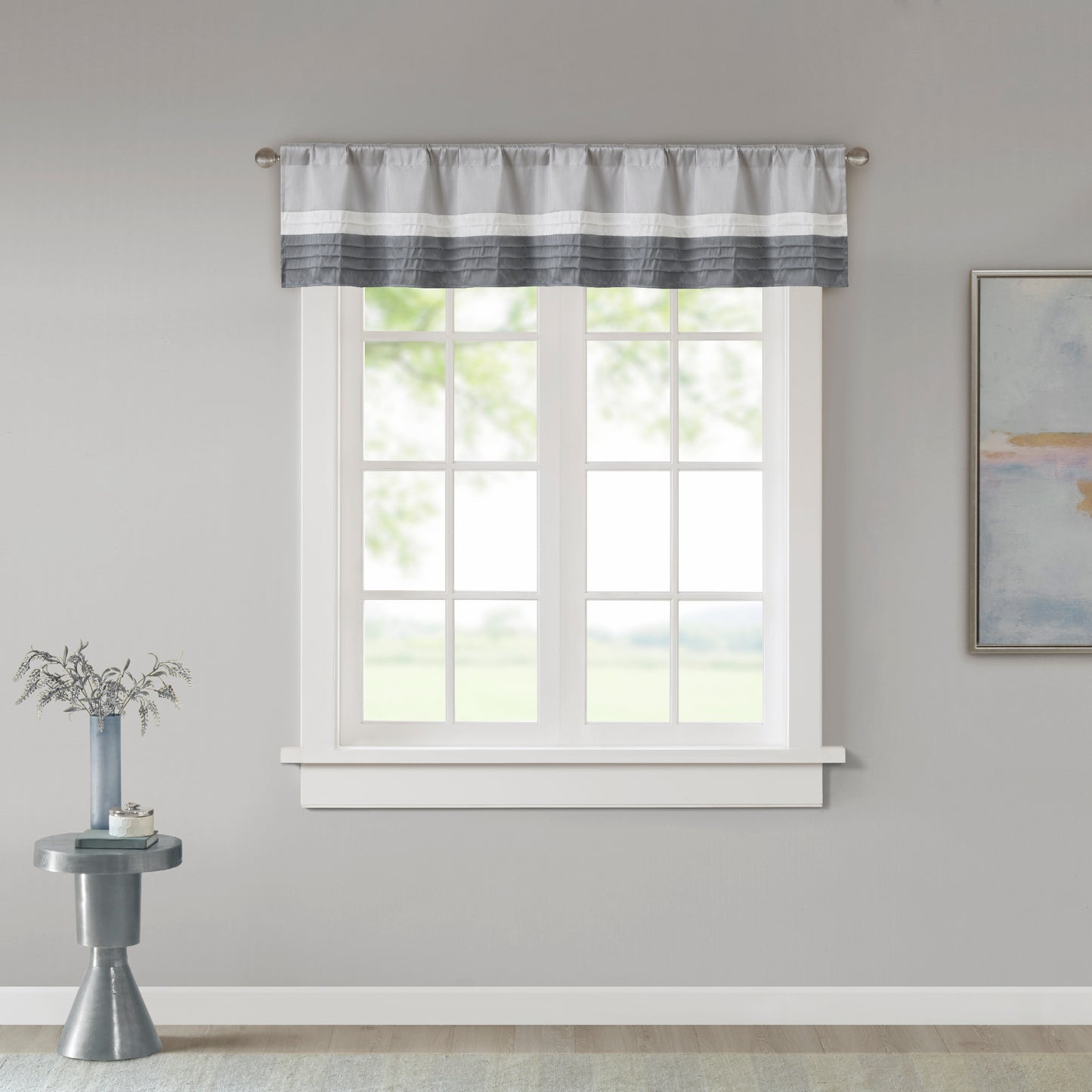 Madison Park Polyoni Pintuck Valance