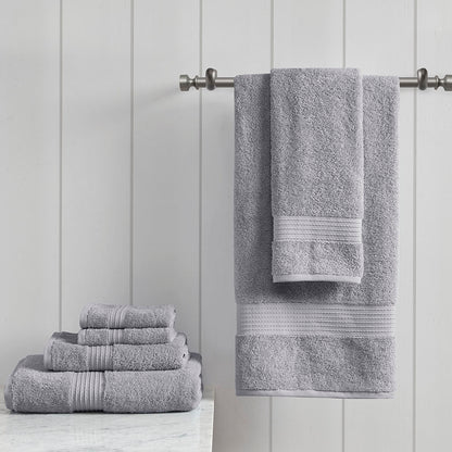 Madison Park 6 Piece Organic Cotton Towel Set