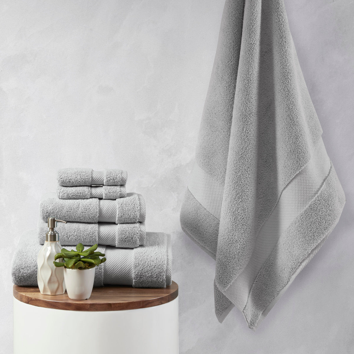 Madison Park Signature 1000gsm 100% Cotton 6 Piece Towel Set