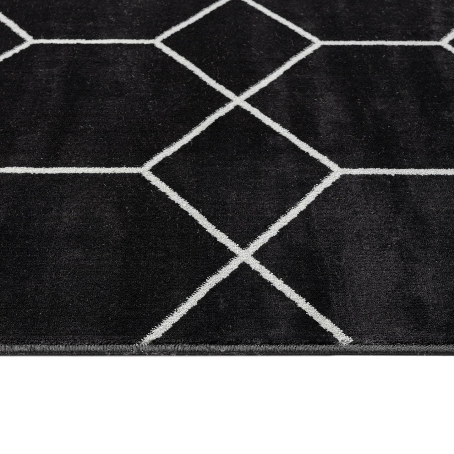 Madison Park Trellis Geometric Woven Area Rug