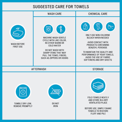 Madison Park Signature 100% Cotton 8 Piece Antimicrobial Towel Set