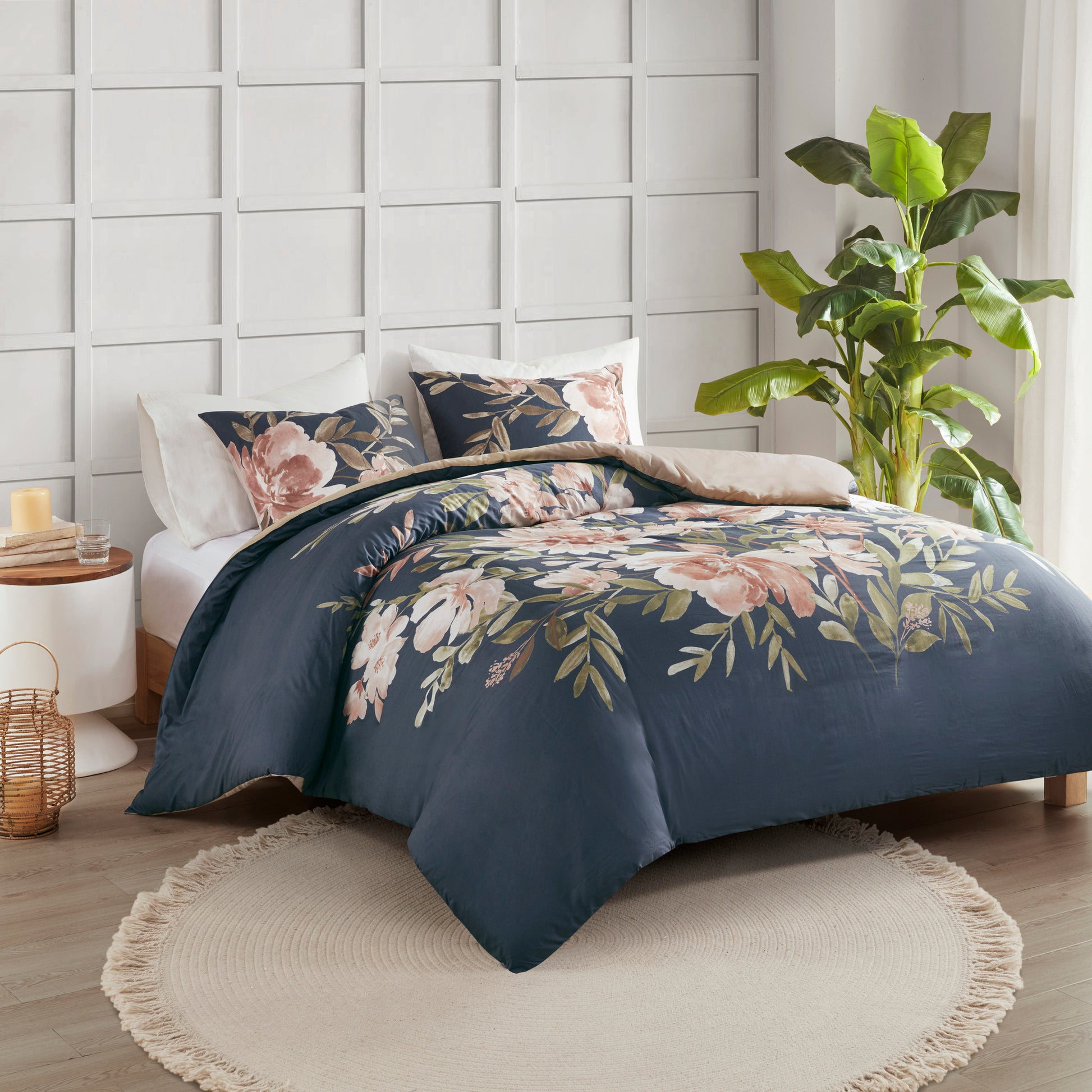 Madison Park 3 Piece Cotton Duvet Cover Set