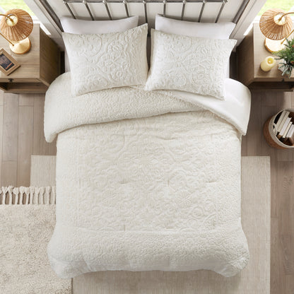 Madison Park 3 Piece Tufted Woven Comforter Set