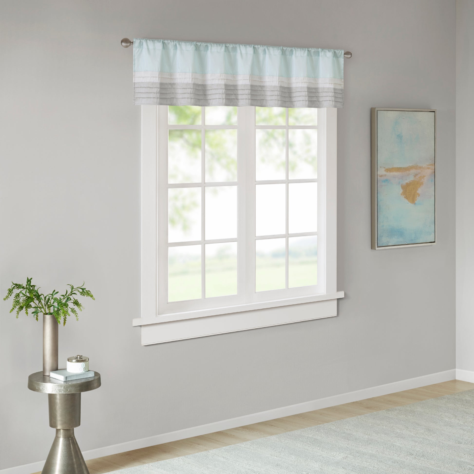 Madison Park Polyoni Pintuck Valance