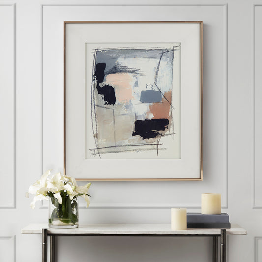 Madison Park Framed Glass and Gallery Matted Wall Art
