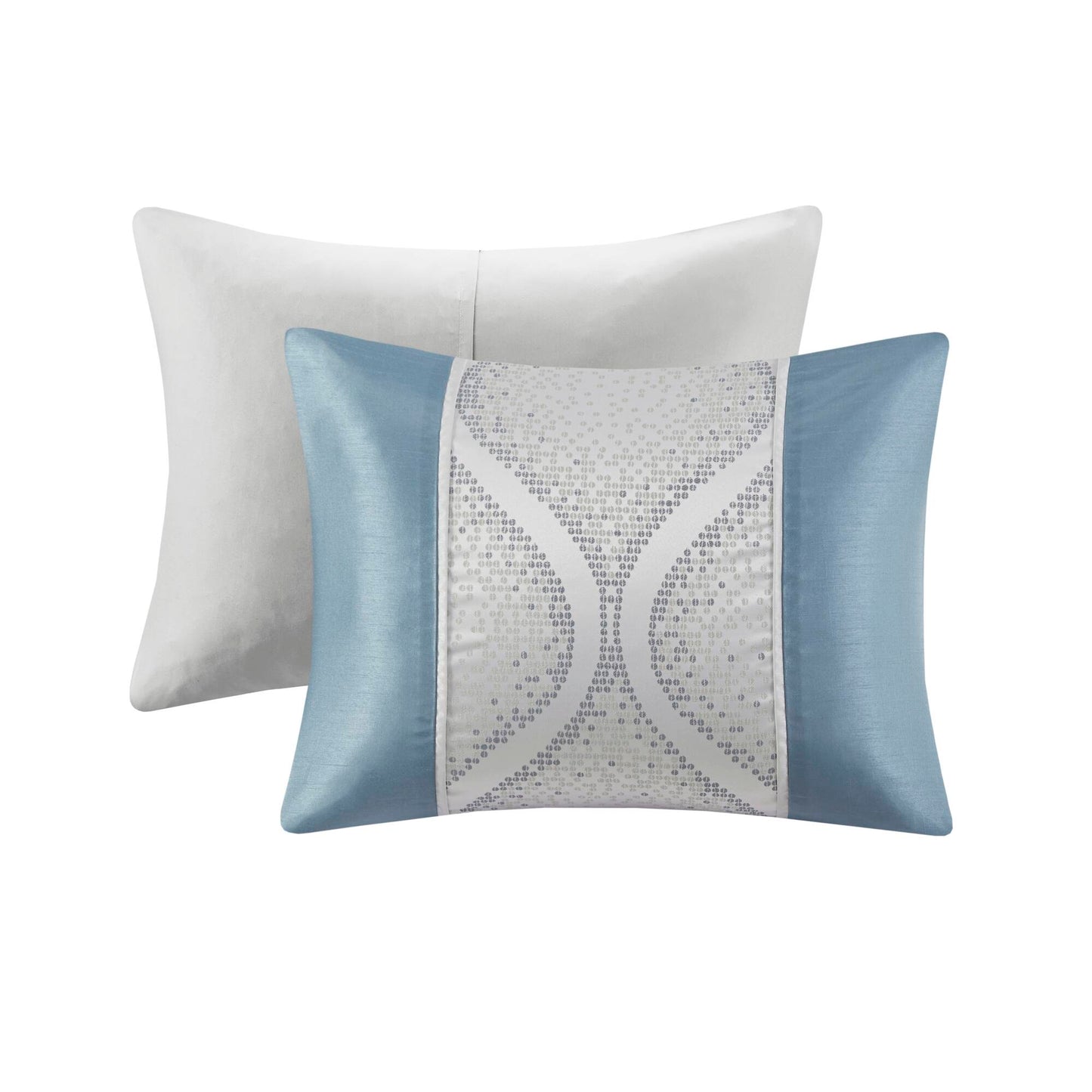 Madison Park 6 Piece Jacquard Comforter Set with Throw Pillows