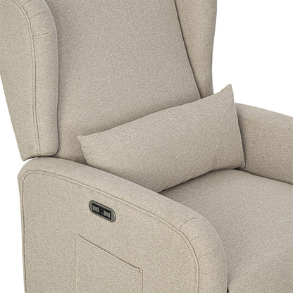 Candace Power Recliner 3-in-1 with Swivel, Glider, Charging Station