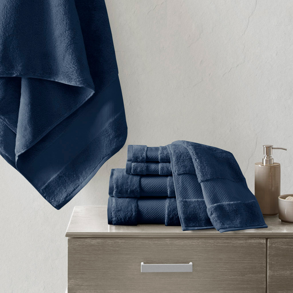 Madison Park Signature Cotton 6 Piece Bath Towel Set