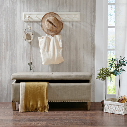 Madison Park Tufted Top Soft Close Storage Bench