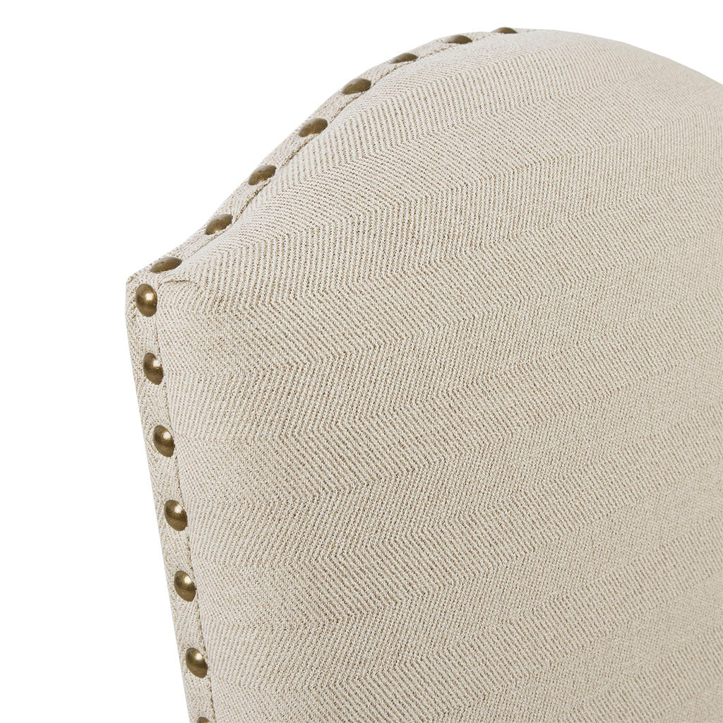 Madison Park Set of 2 High Back Dining Chairs with Skirts