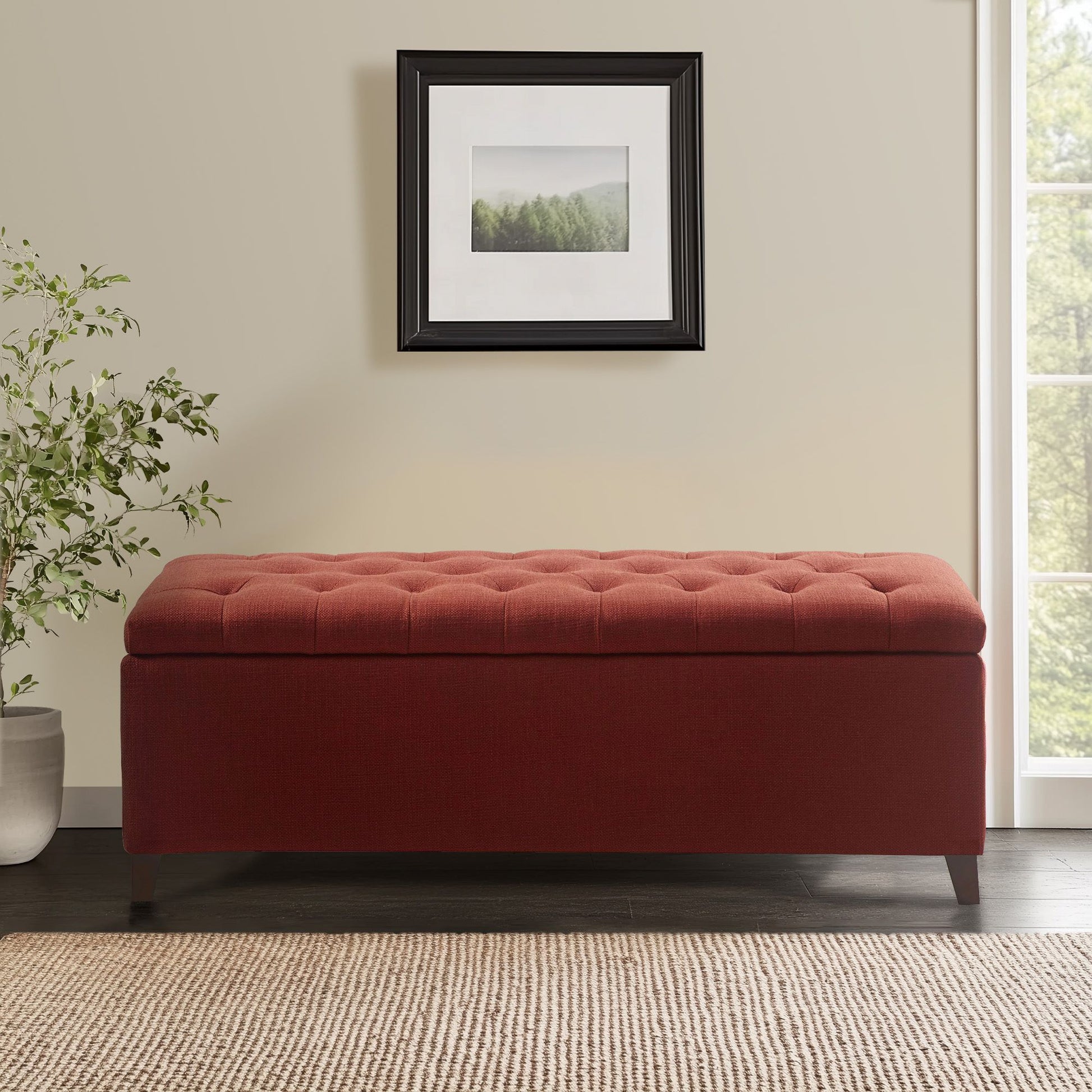 Madison Park Tufted Top Soft Close Storage Bench