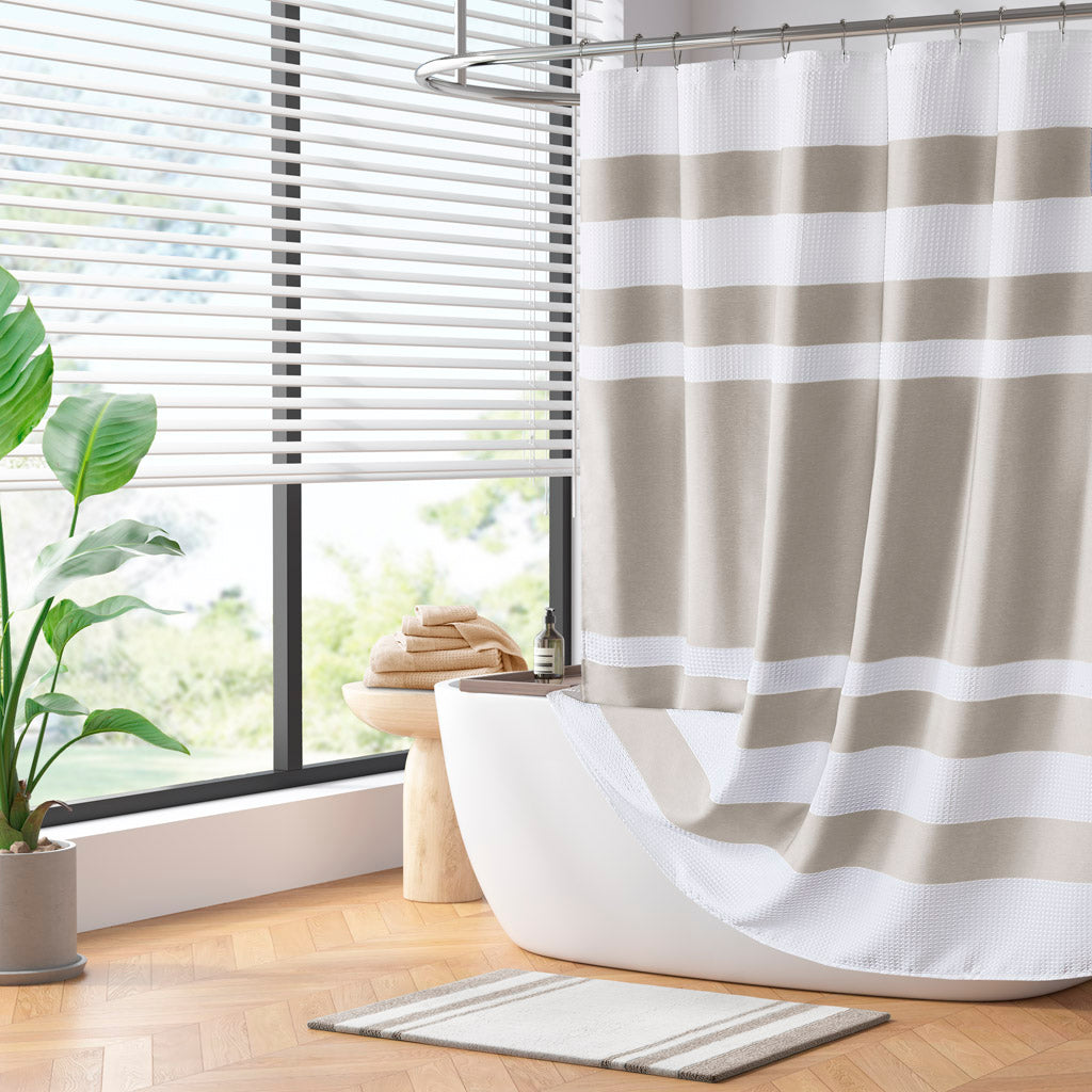 Madison Park Shower Curtain with 3M Treatment