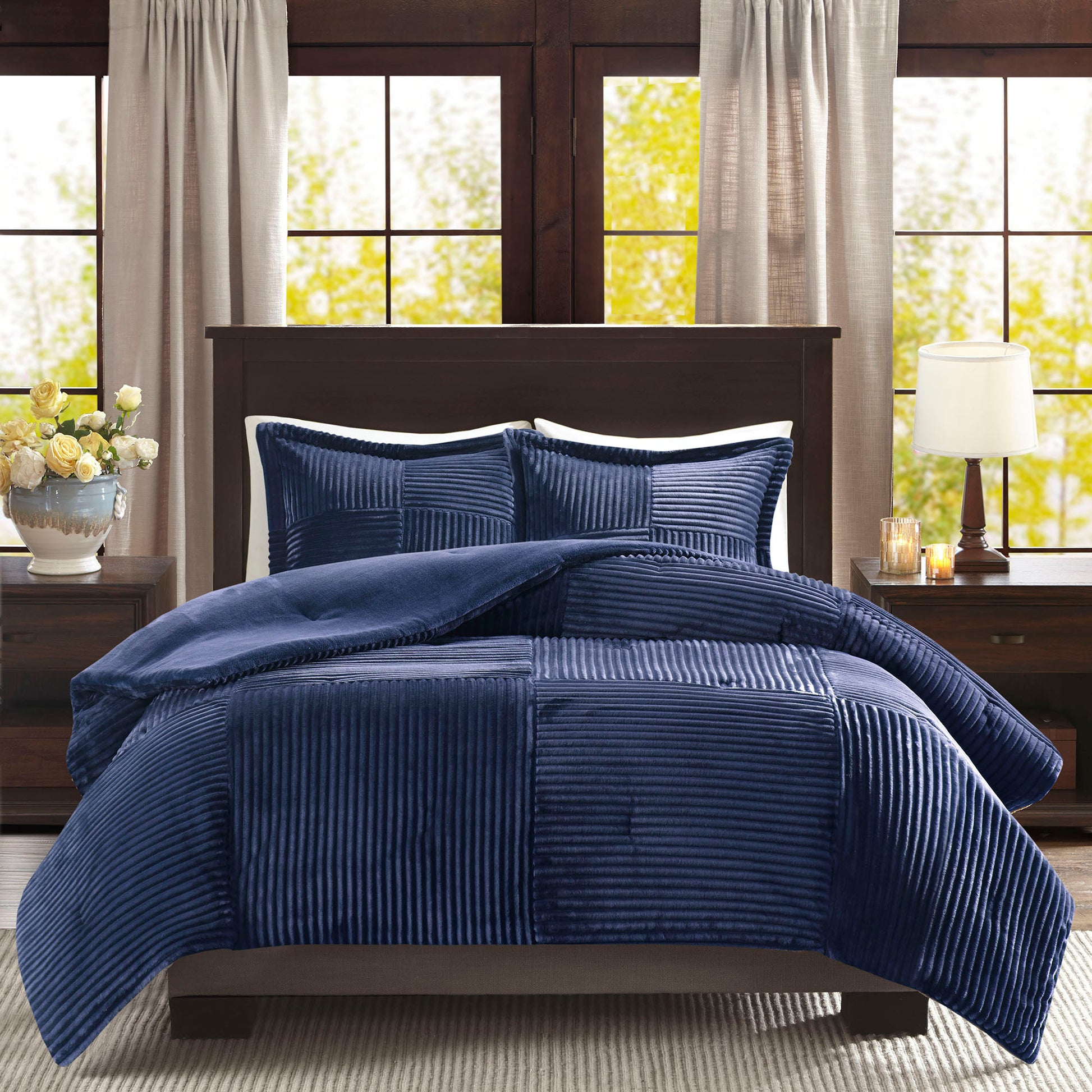 Madison Park Plush Down Alternative Comforter Set