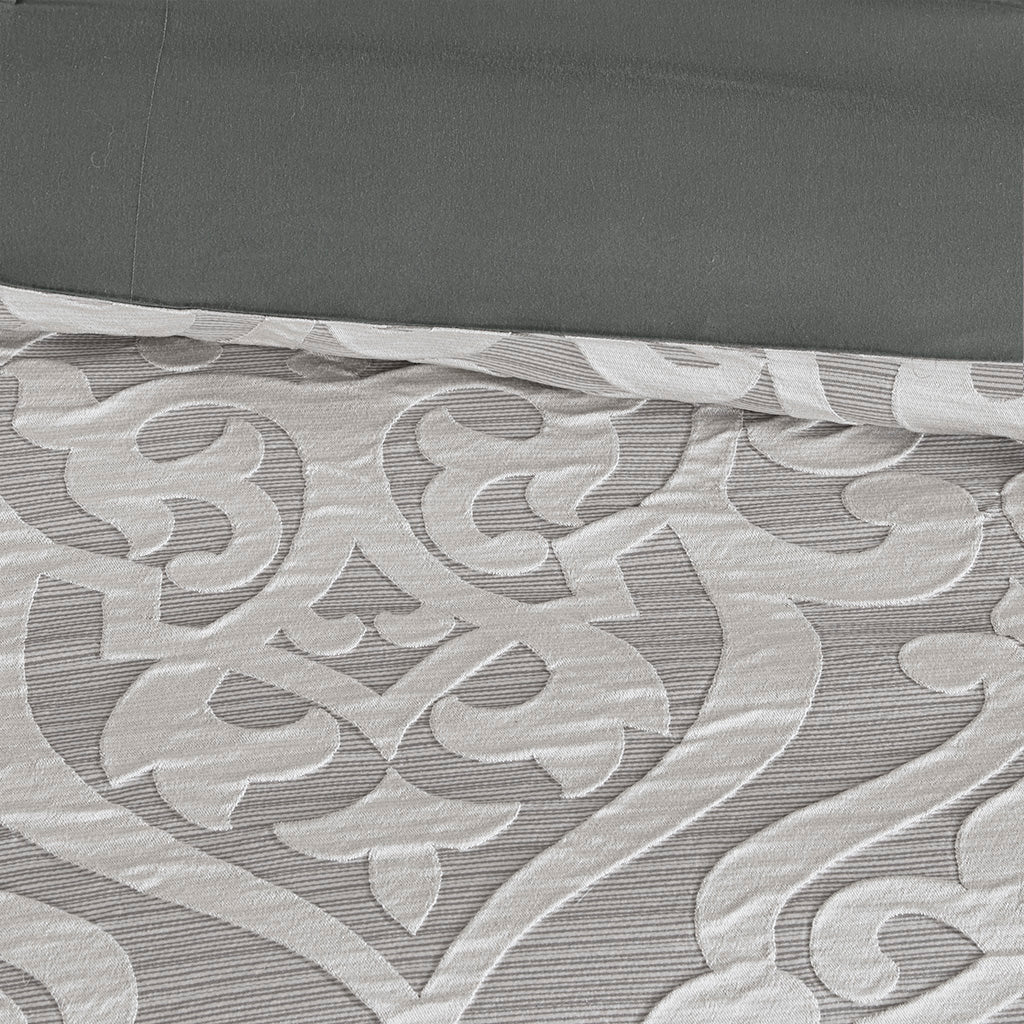 Madison Park 8 Piece Jacquard Comforter Set