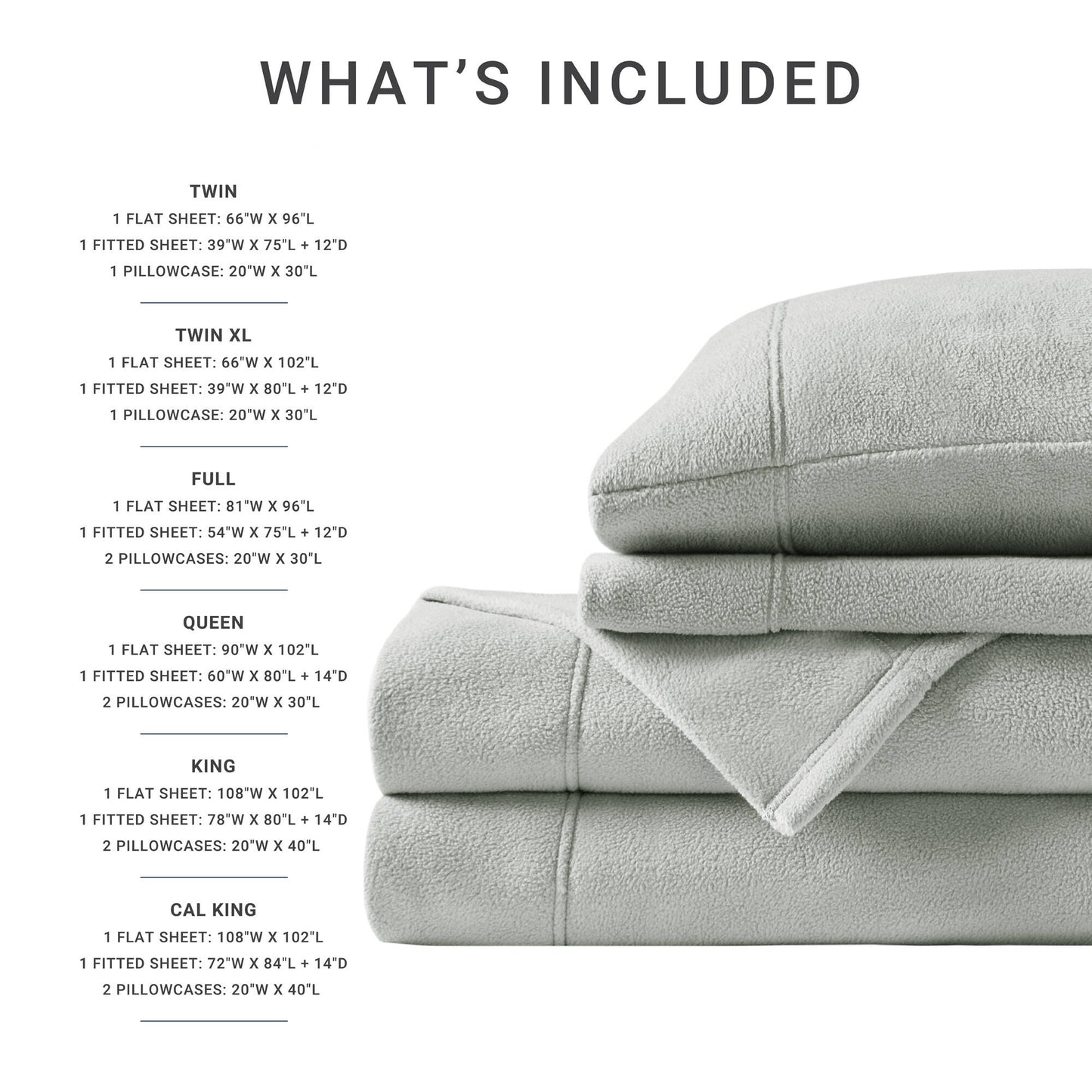 Micro Fleece Sheet Set