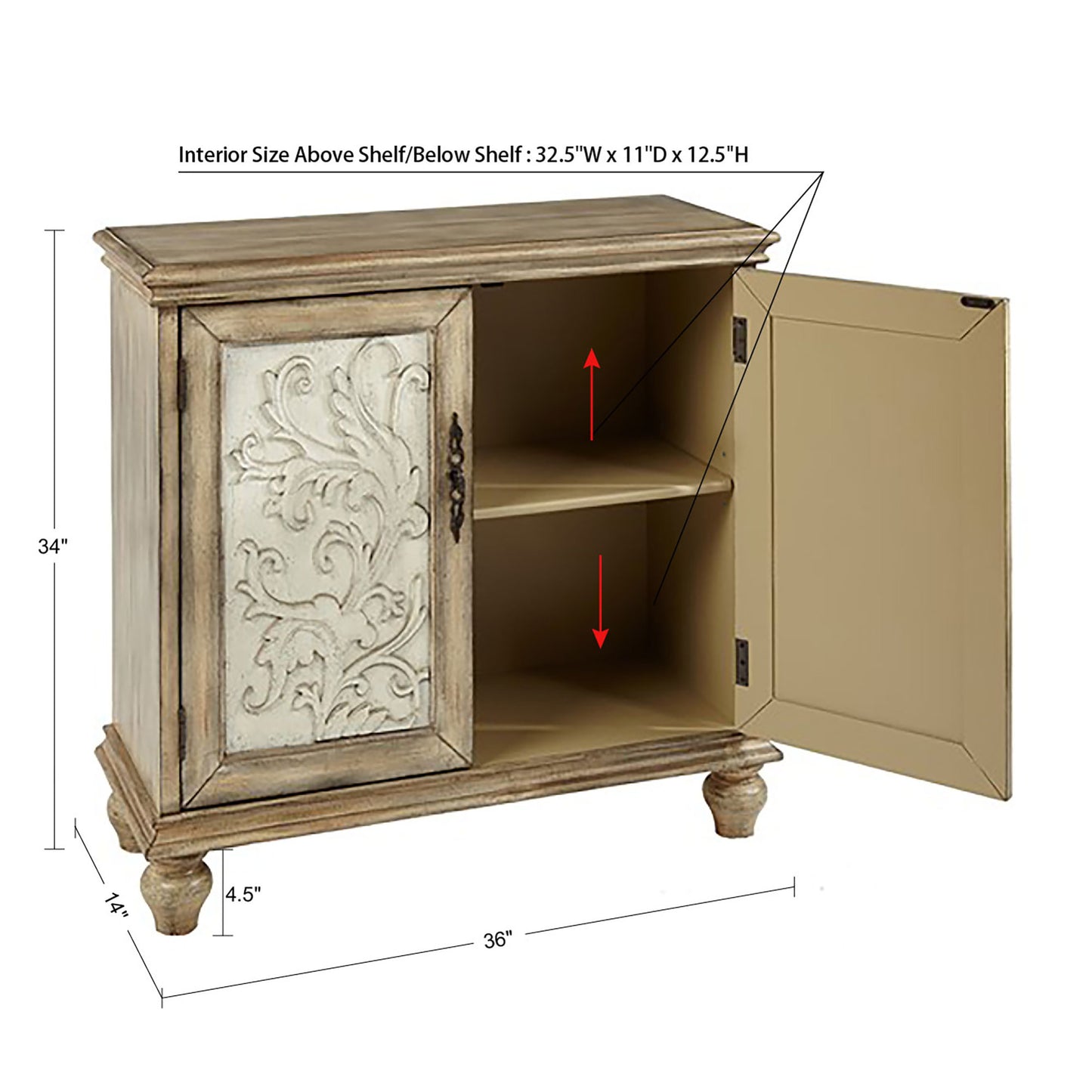 Madison Park 2-Door Cabinet