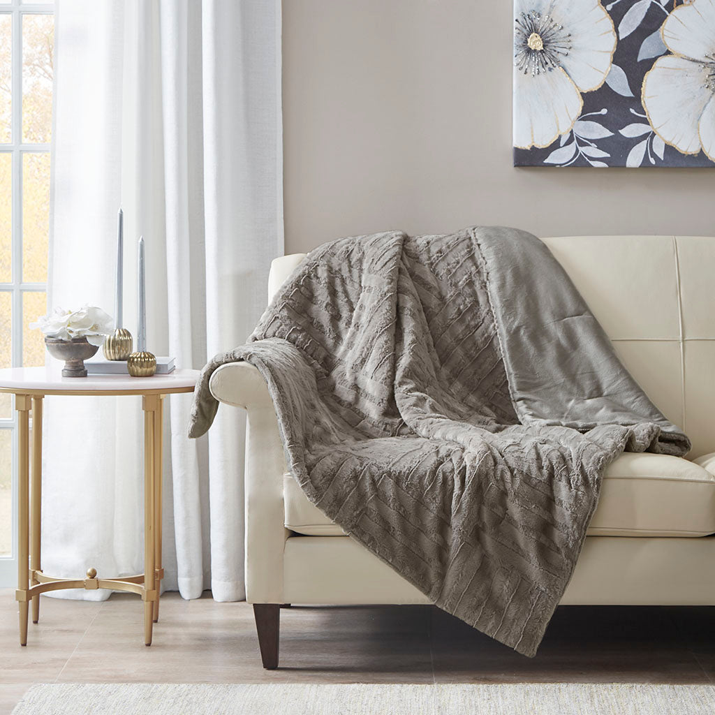 Madison Park Ultra Plush Down Alternative Throw