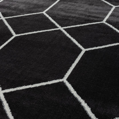 Madison Park Trellis Geometric Woven Area Rug