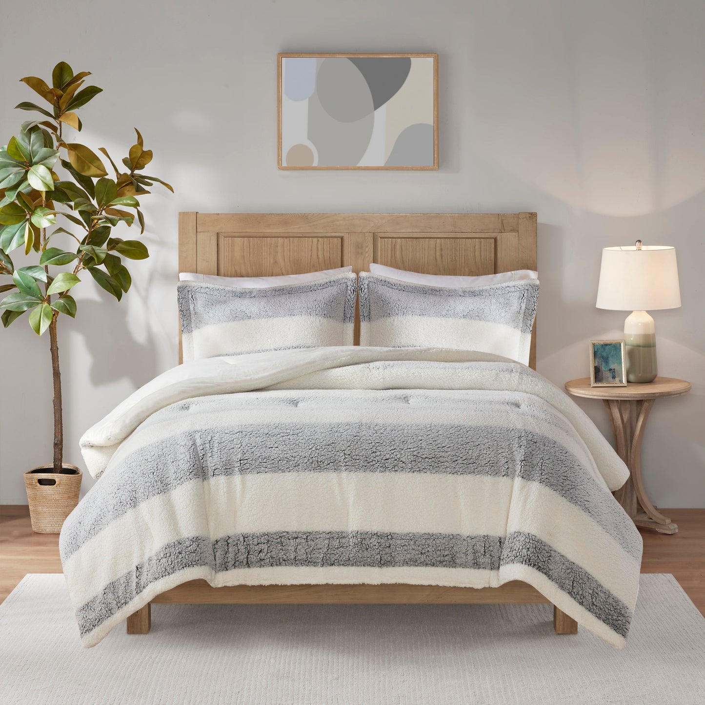 Madison Park Sherpa Comforter Set