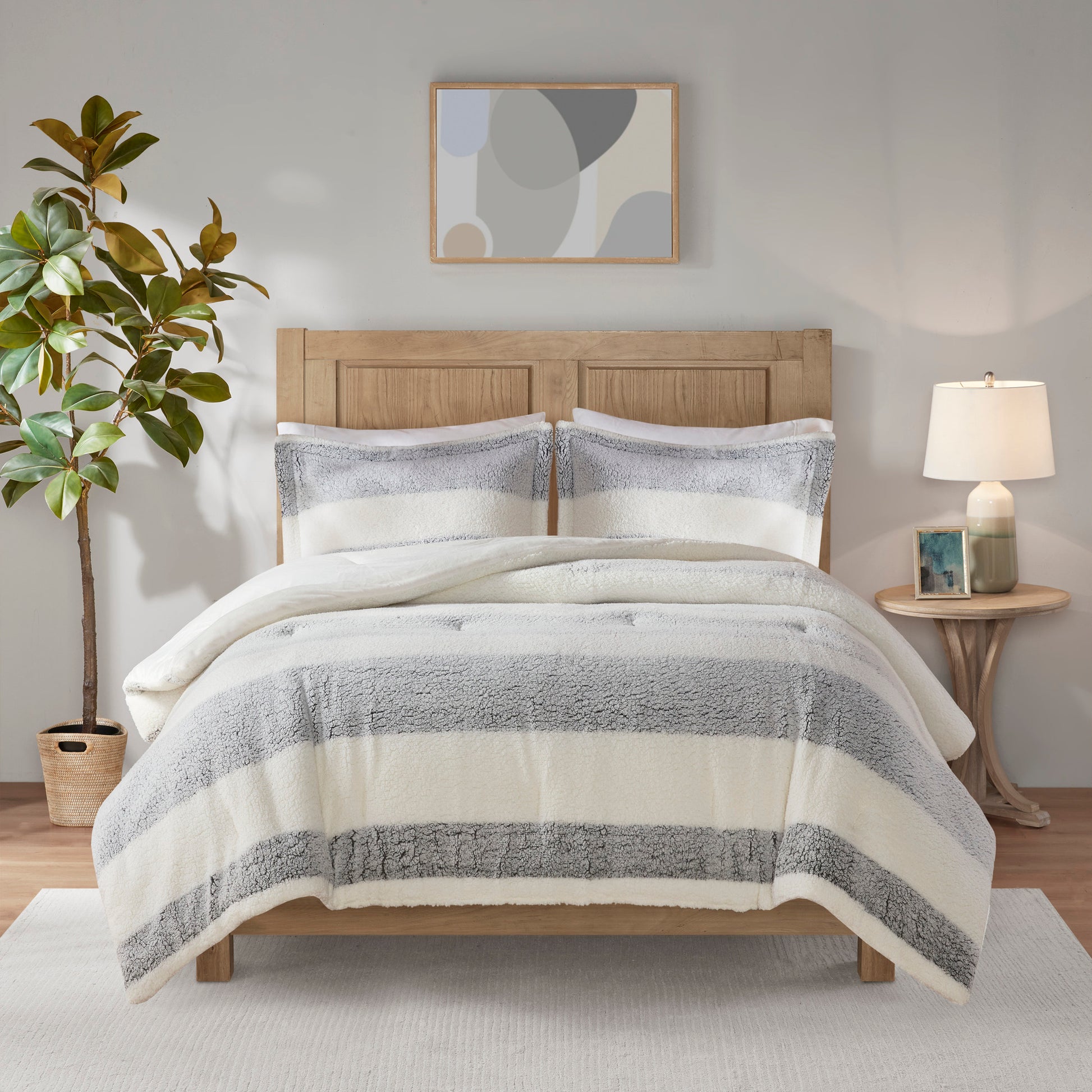 Madison Park Sherpa Comforter Set