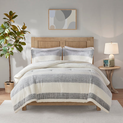 Madison Park Sherpa Comforter Set