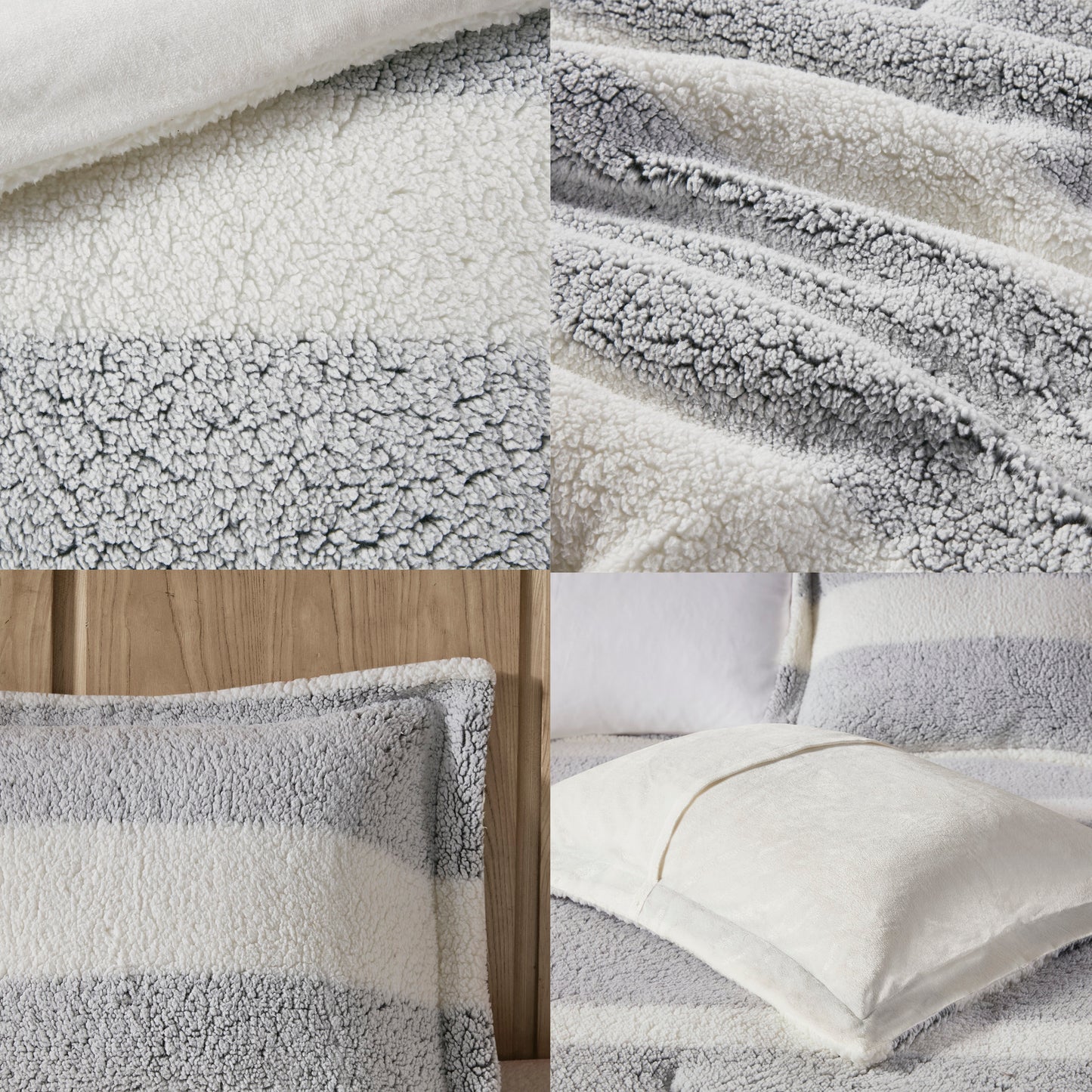 Madison Park Sherpa Comforter Set