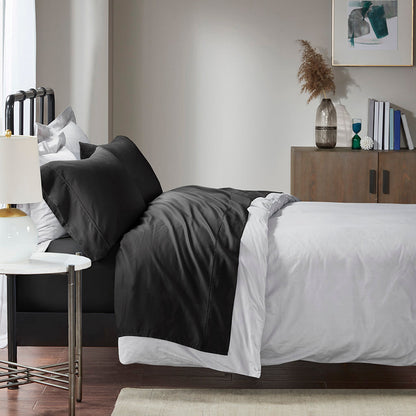 🎁 1500 Thread Count Cotton Blend 4 PC Sheet Set (100% off)
