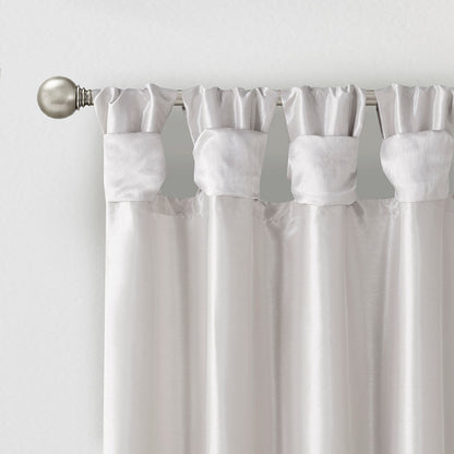 Madison Park Twist Tab Lined Window Curtain Panel