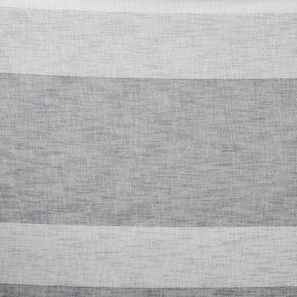Madison Park Woven Faux Linen Striped Window Sheer