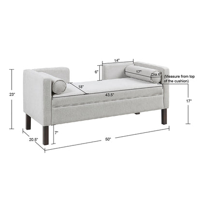 Madison Park Upholstered Accent Bench