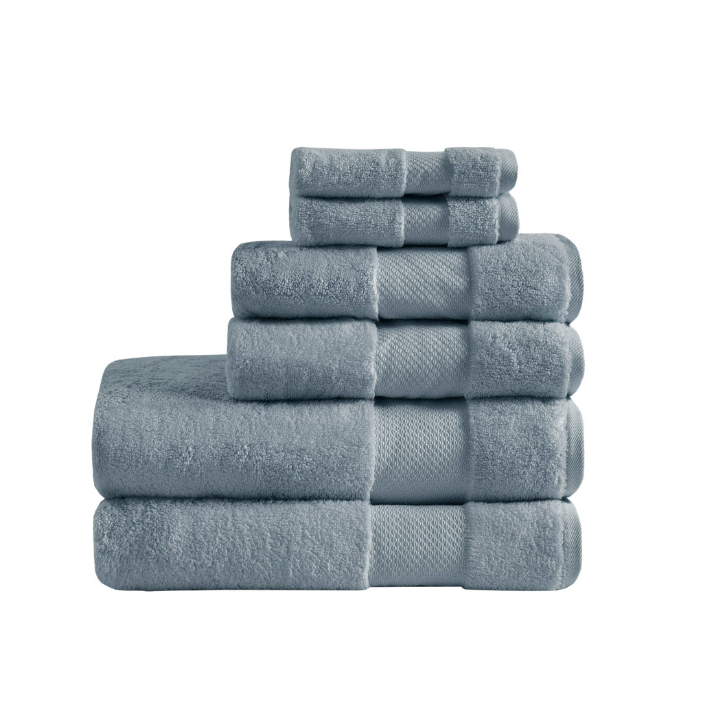 Madison Park Signature Cotton 6 Piece Bath Towel Set