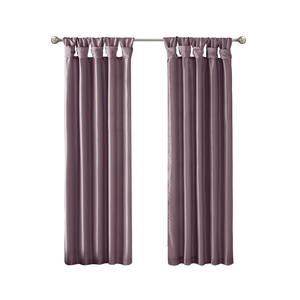 Madison Park Twist Tab Lined Window Curtain Panel