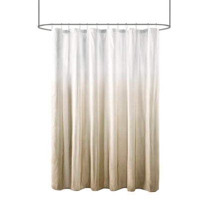 Madison Park Ombre Printed Seersucker Shower Curtain