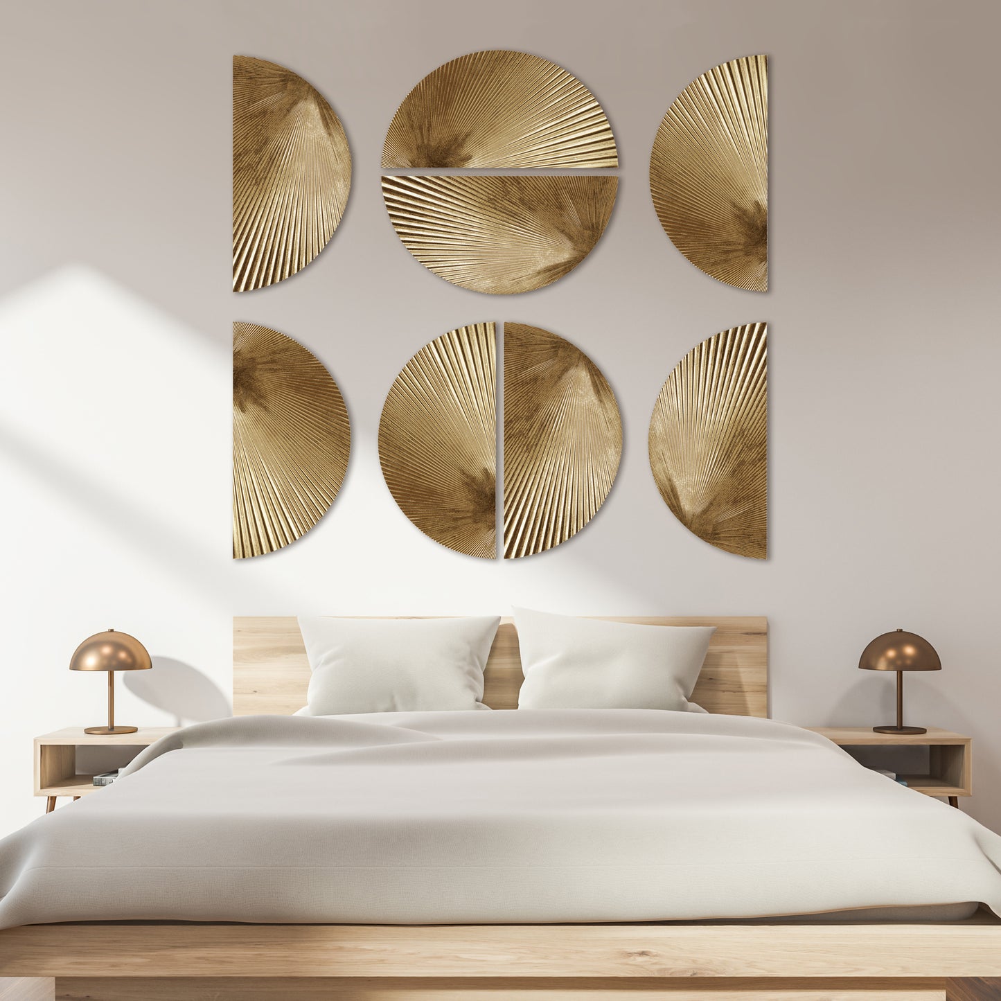 Madison Park Half-moon 2-piece Metal Wall Decor Set