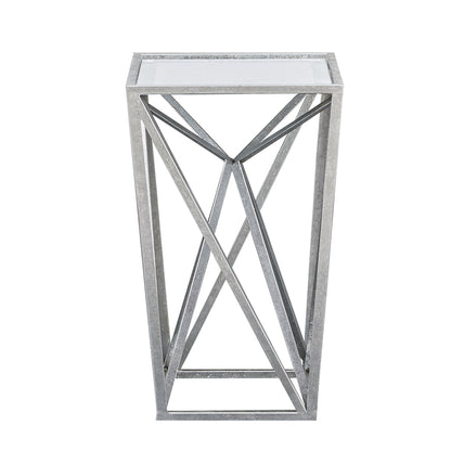 Madison Park Angular Mirror Accent Table