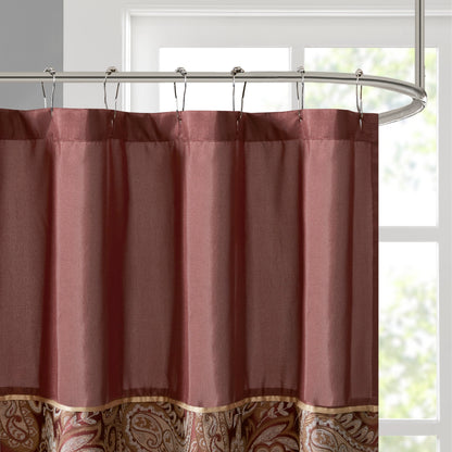 Madison Park Jacquard Shower Curtain