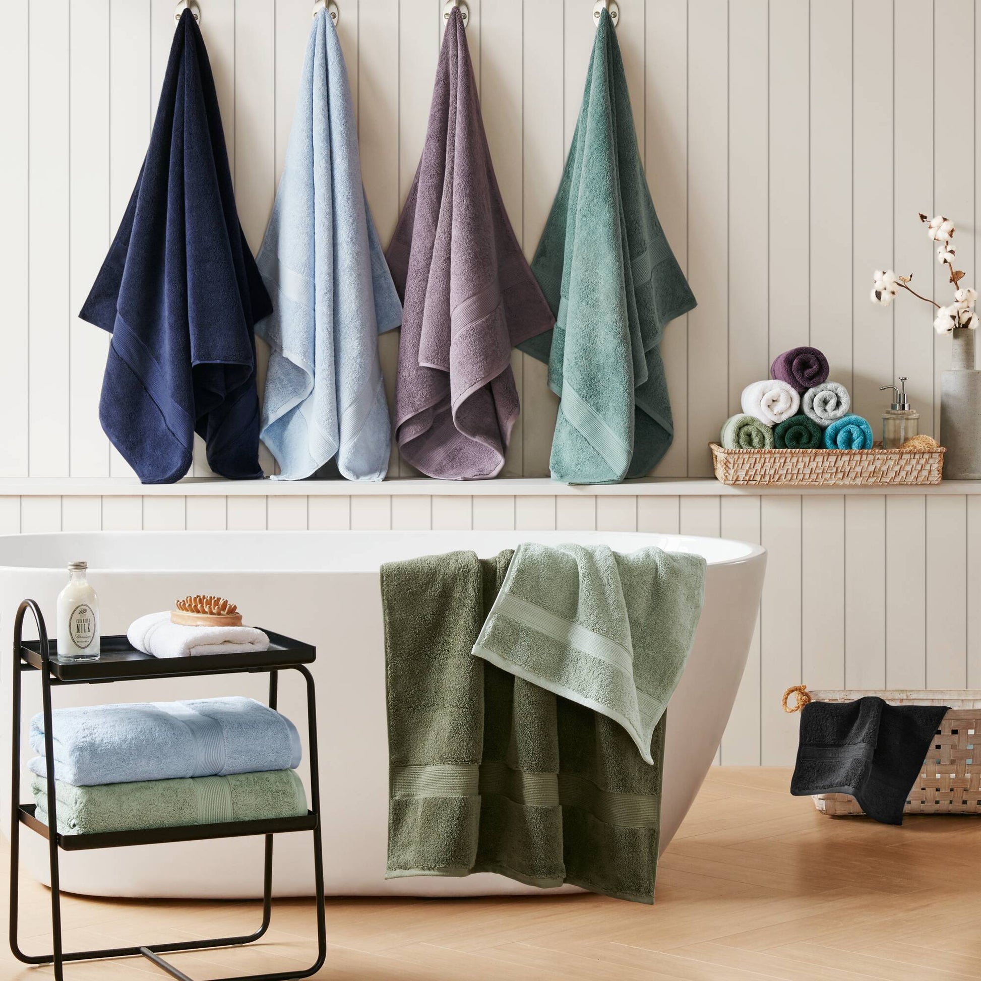 Madison Park Signature 800GSM Ultra-Soft 100% Cotton Absorbent Towel Set