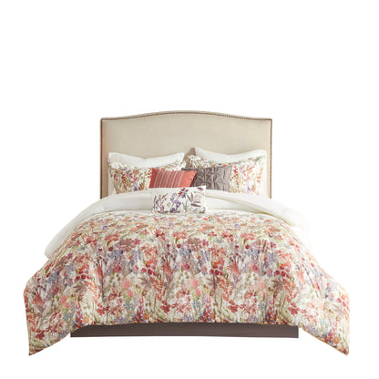 Madison Park 7 Piece Cotton Printed Comforter Set