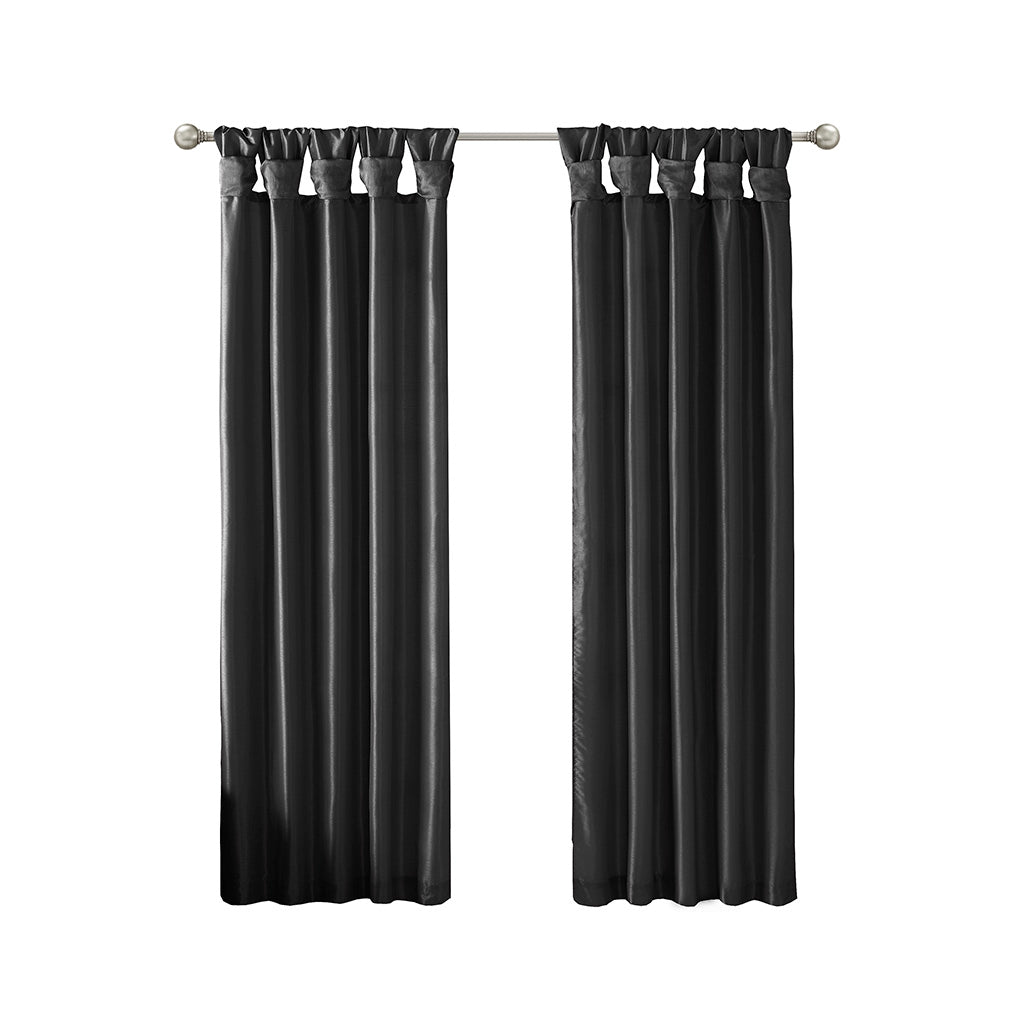 Madison Park Twist Tab Total Blackout Window Curtain Panel