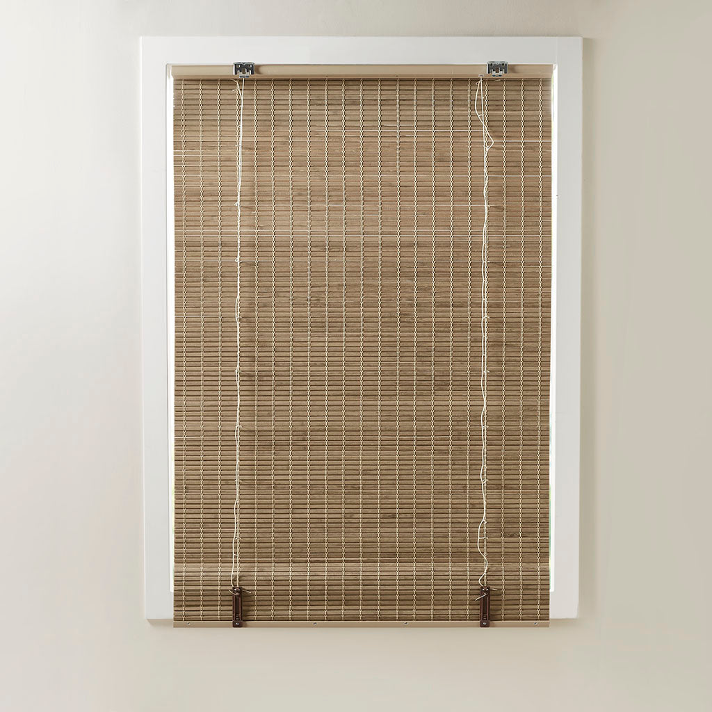 Madison Park Bamboo Light Filtering Roman Shade 64"L